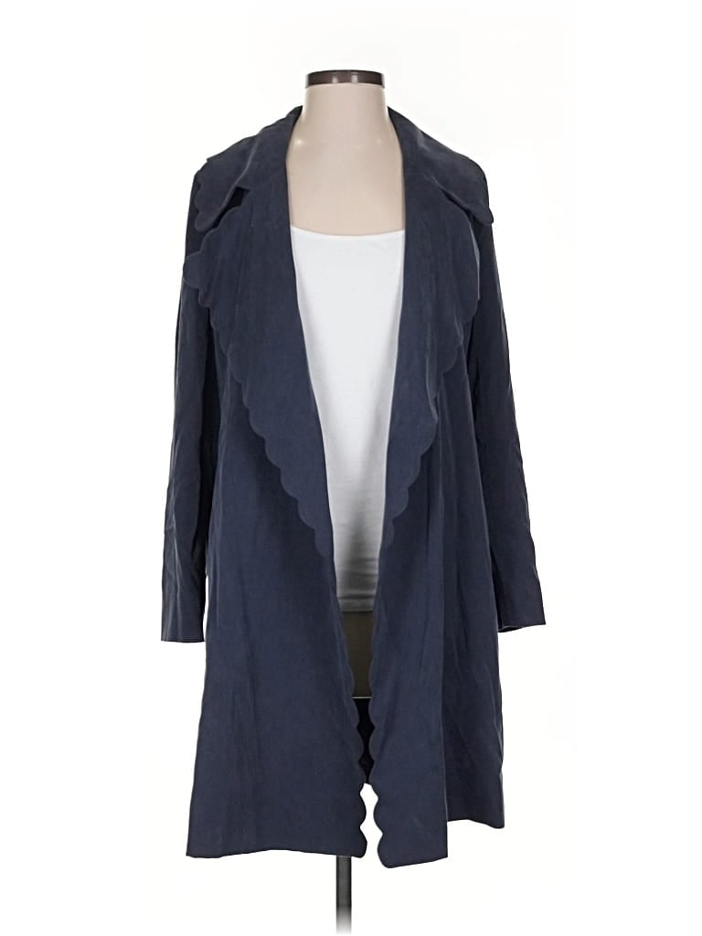Pre-owned Club Monaco Trenchcoat In Blue