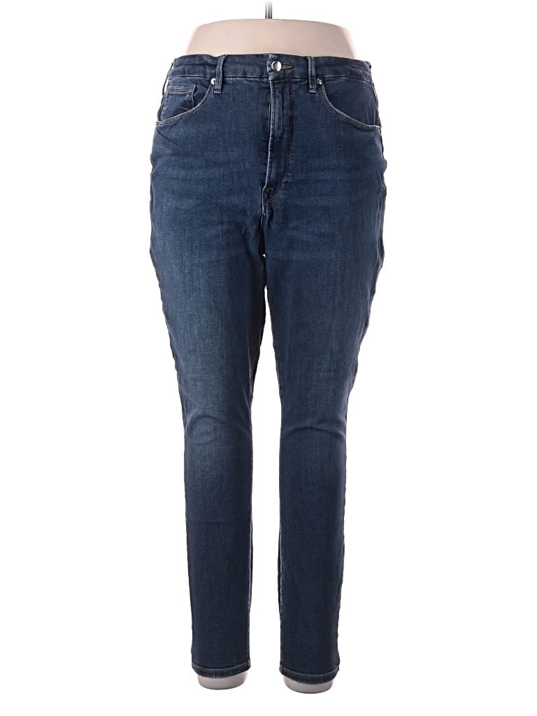 Pre-owned Good American Jeans In Blue