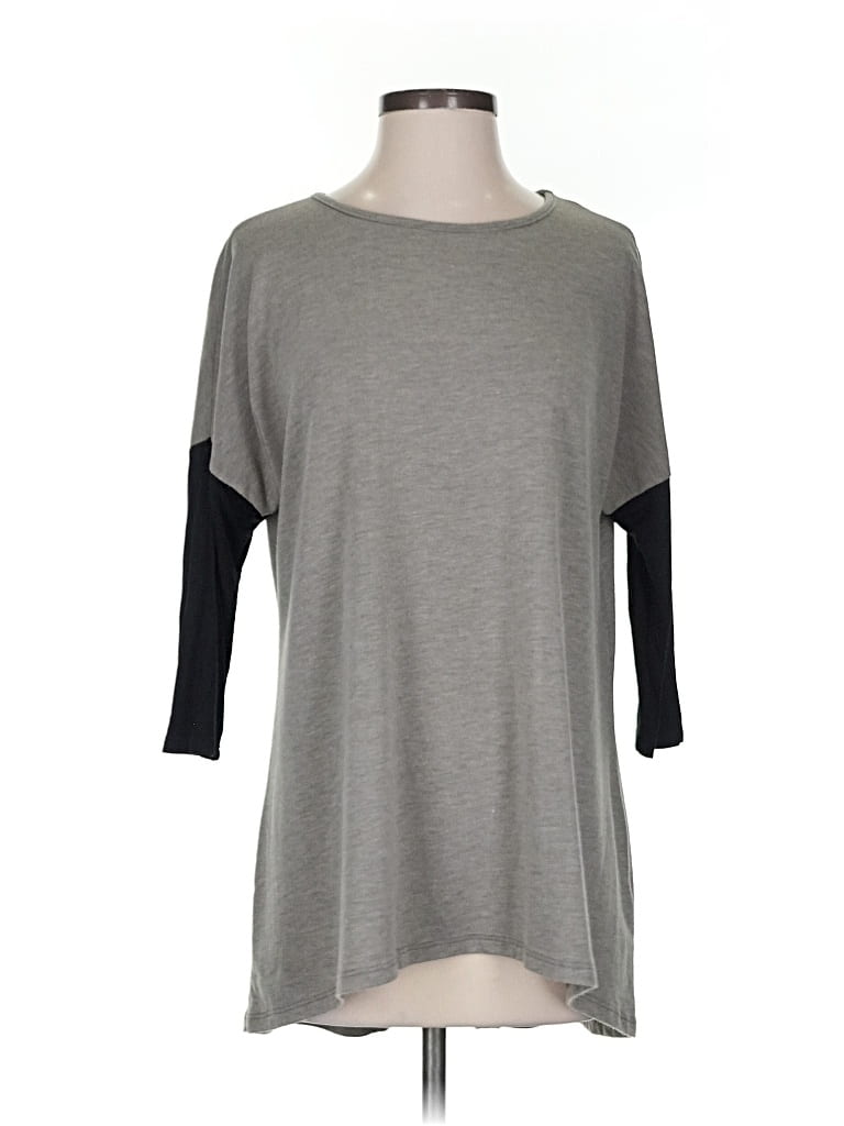 Pre-owned Chatoyant 3/4 Sleeve T-shirt In Gray