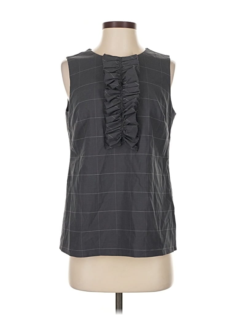 Pre-owned Banana Republic Sleeveless Blouse In Gray