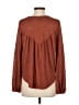 Bobeau Brown Long Sleeve Top Size S - photo 2