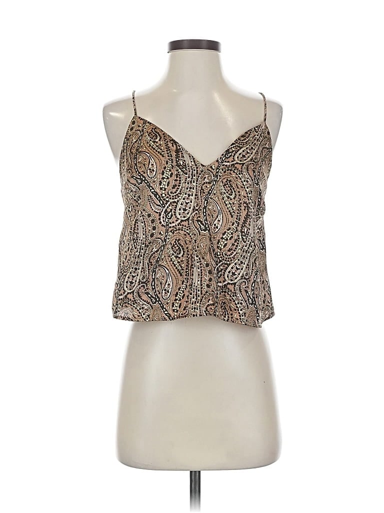 Pre-owned Walter Baker Sleeveless Blouse In Brown