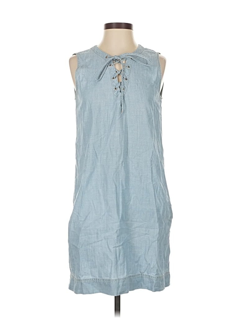 Pre-owned Madewell Sleeveless Blouse In Blue