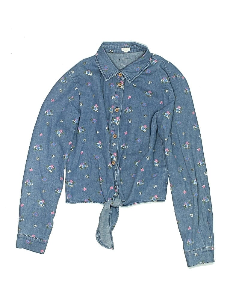 Pre-owned Assorted Brands Kids' Denim Jacket In Blue