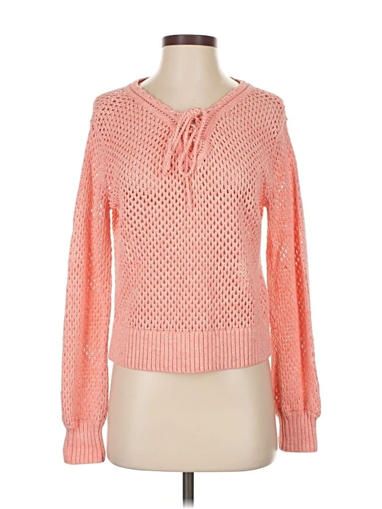 Pre-owned Club Monaco Long Sleeve Blouse In Orange