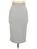 Topshop 100% Polyester Solid Gray Casual Skirt Size 6 - photo 1