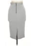 Topshop 100% Polyester Solid Gray Casual Skirt Size 6 - photo 2