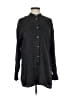 Equipment 100% Silk Houndstooth Black Long Sleeve Silk Top Size XS - photo 1