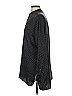 Equipment 100% Silk Houndstooth Black Long Sleeve Silk Top Size XS - photo 5