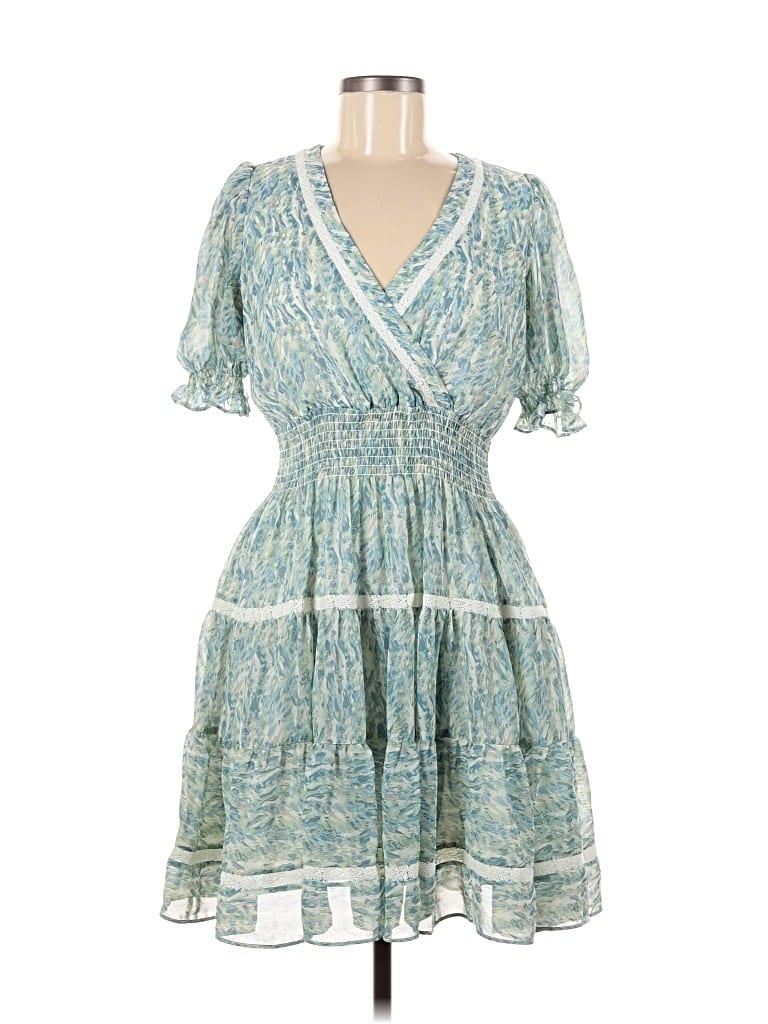 Pre-owned Taylor Casual Dress In Blue