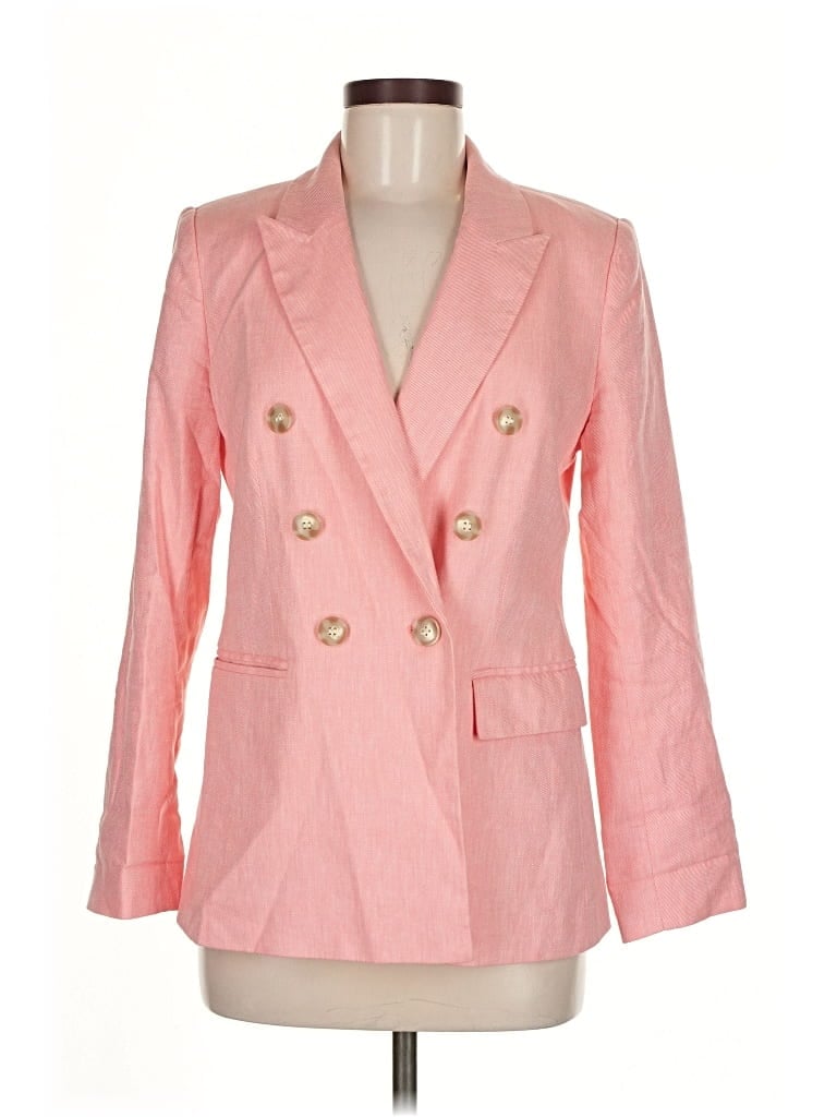 Pre-owned Ann Taylor Loft Outlet Blazer Jacket In Pink