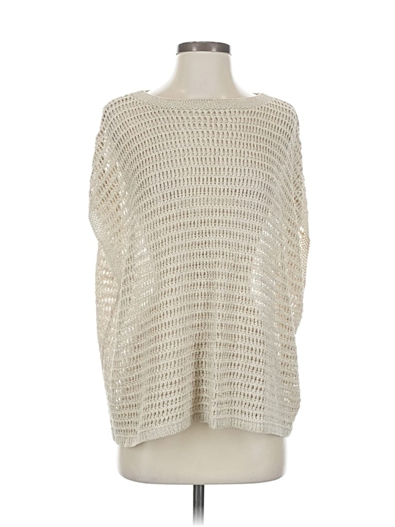 Pre-owned Max Studio Poncho In White