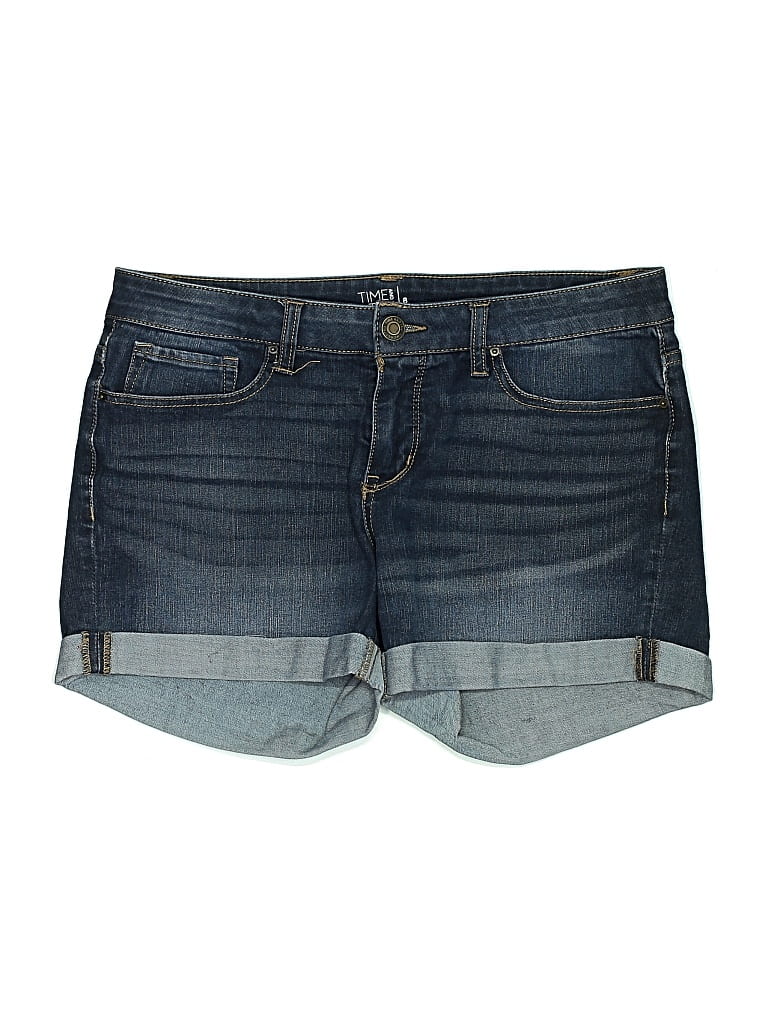 Pre-owned Time And Tru Denim Shorts In Blue