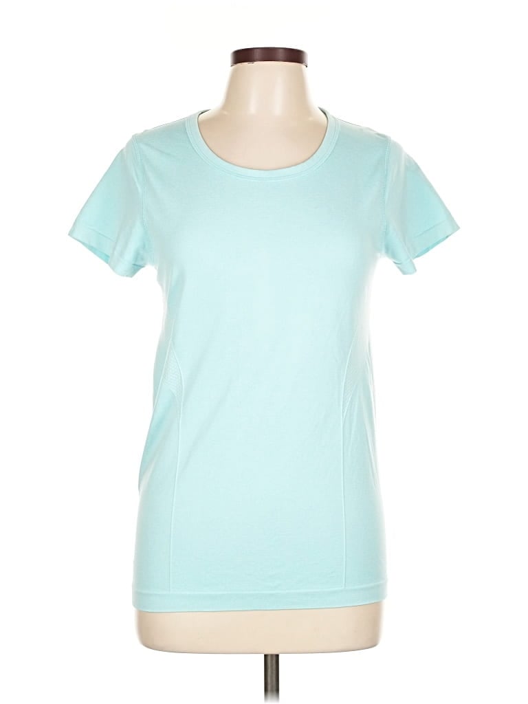 Pre-owned Gap Fit Outlet Short Sleeve T-shirt In Blue