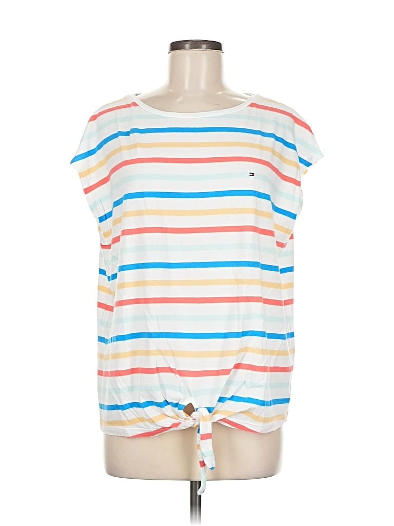 Pre-owned Tommy Hilfiger Sleeveless T-shirt In White