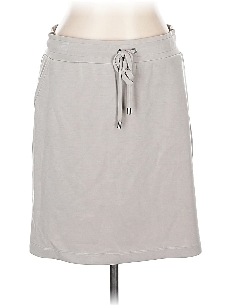 Pre-owned Cable & Gauge Casual Skirt In Gray