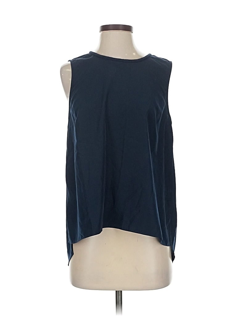 Pre-owned Soft Surroundings Sleeveless Blouse In Blue