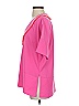 Crosby 100% Polyester Solid Pink Short Sleeve Blouse Size XS - photo 5
