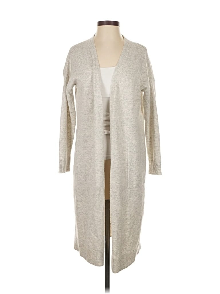 Pre-owned Madewell Wool Cardigan Sweater In Gray