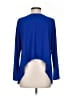 Comfy U.S.A. Solid Blue Long Sleeve Top Size XS - photo 2