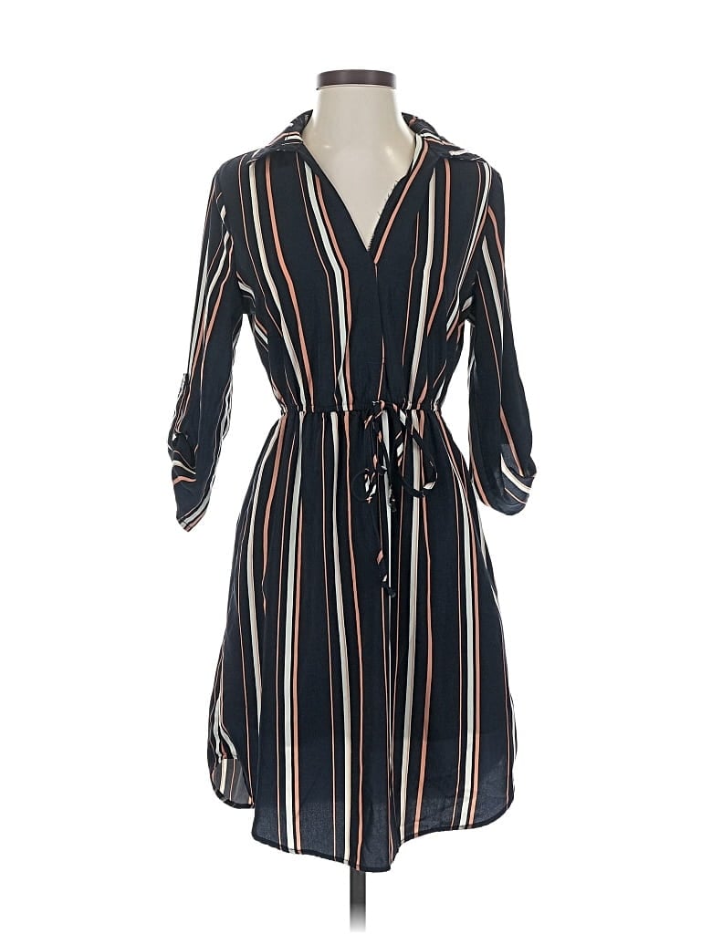 Pre-owned Boho Me Casual Dress In Blue