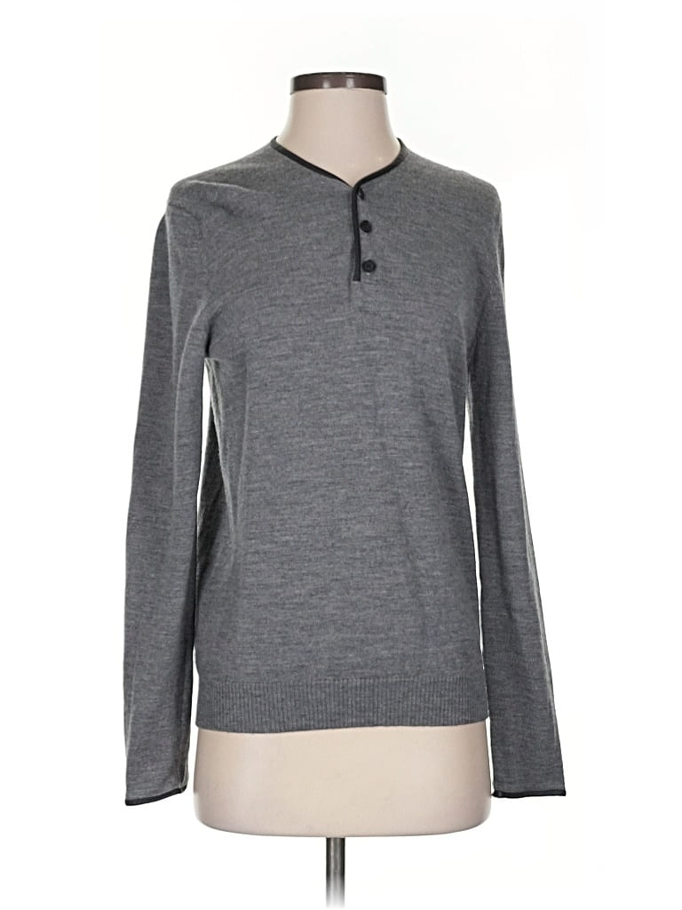 Pre-owned The Kooples Wool Sweater In Gray