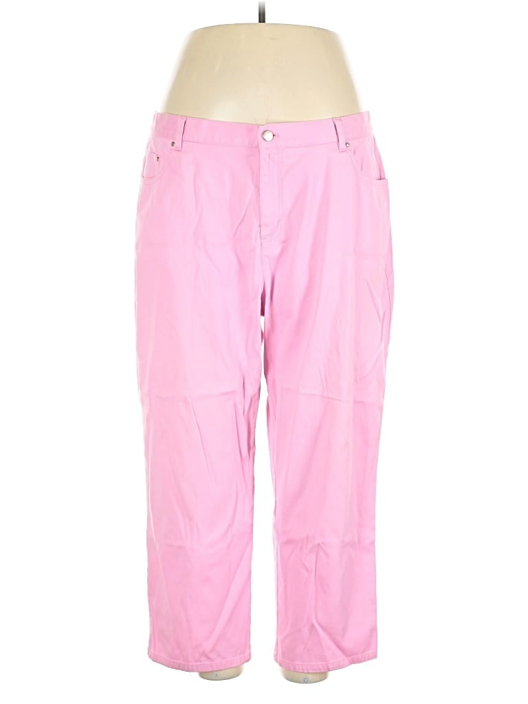 Pre-owned Jones New York Signature Jeggings In Pink