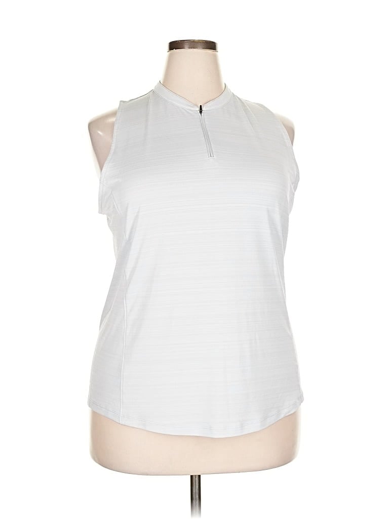 Pre-owned Slazenger Sleeveless T-shirt In Silver