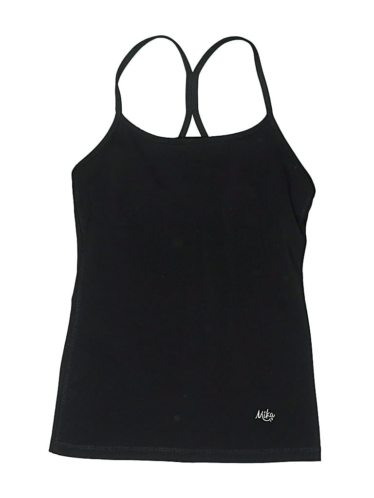 Pre-owned Mika Active Tank Top In Black