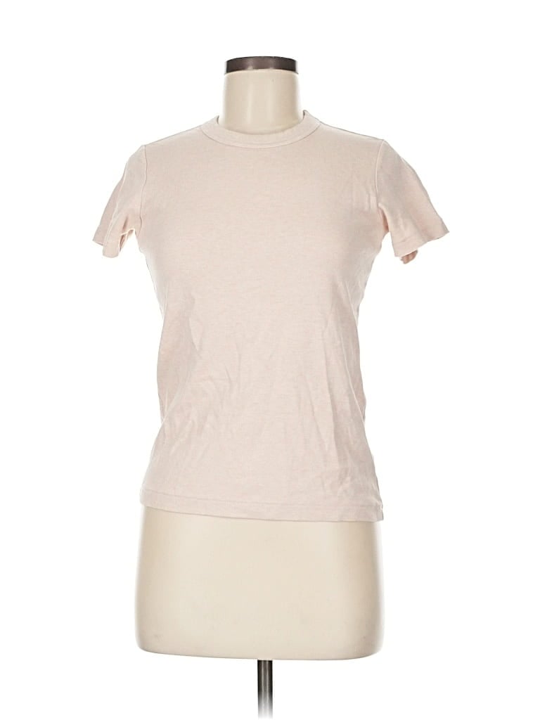 Pre-owned Uniqlo U Short Sleeve T-shirt In Brown