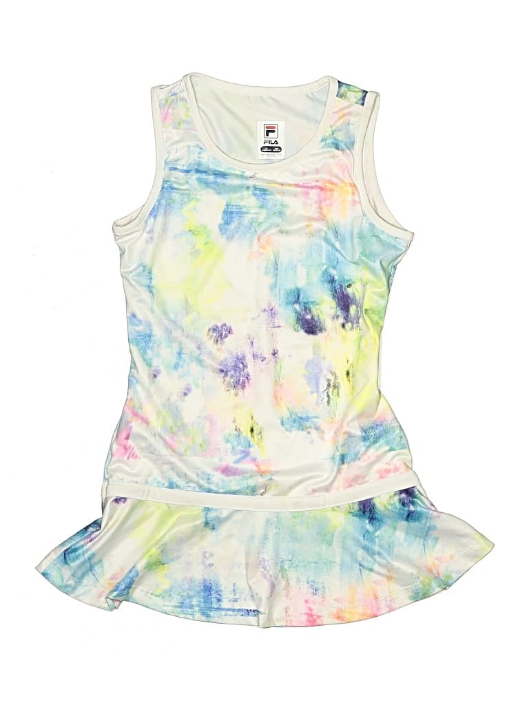 Pre-owned Fila Kids'  Dress In White