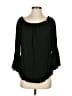 Michael Kors Collection Black 3/4 Sleeve Blouse Size XS - photo 1