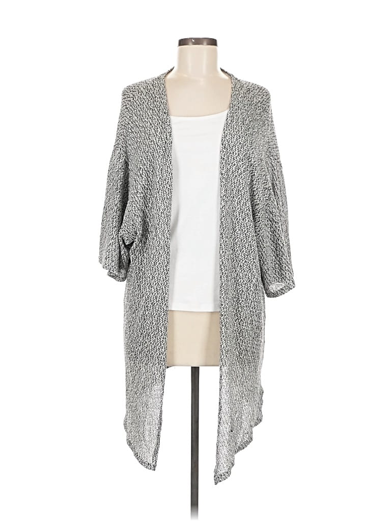Pre-owned Divided By H&m Cardigan Sweater In Gray