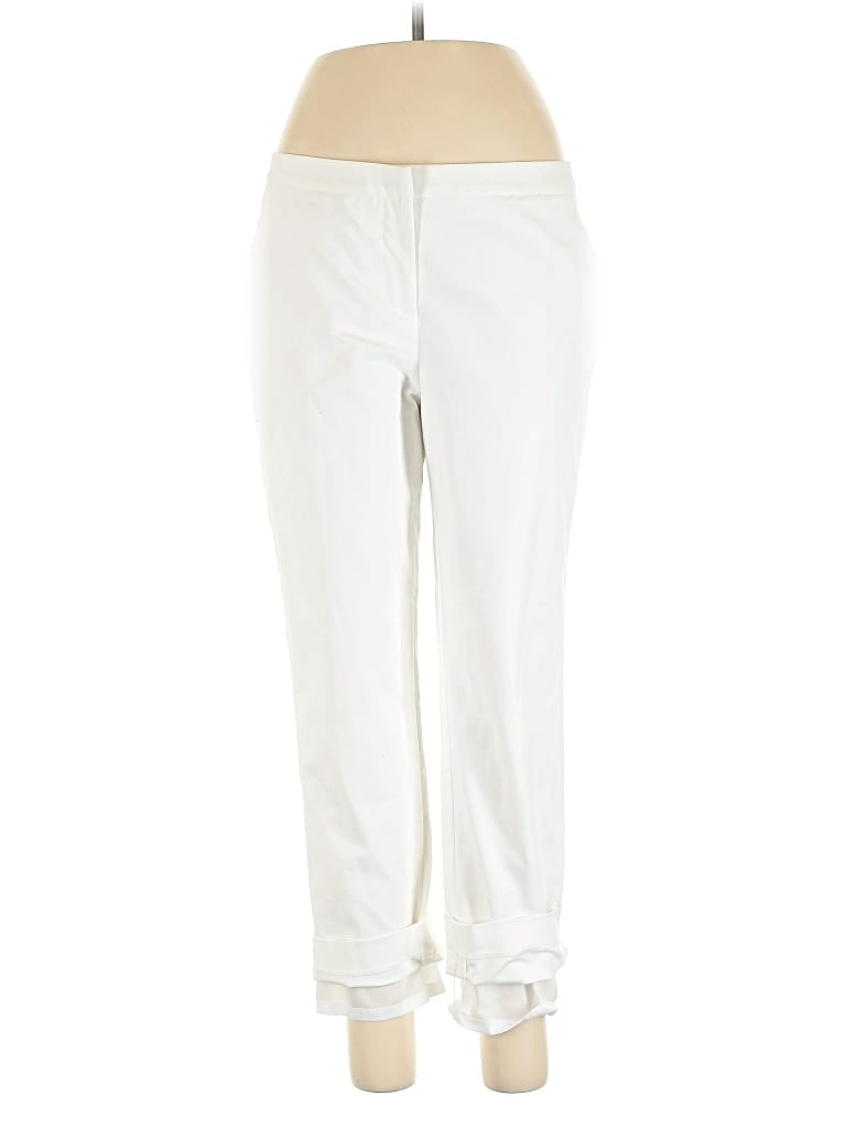 Pre-owned Halogen Casual Pants In White