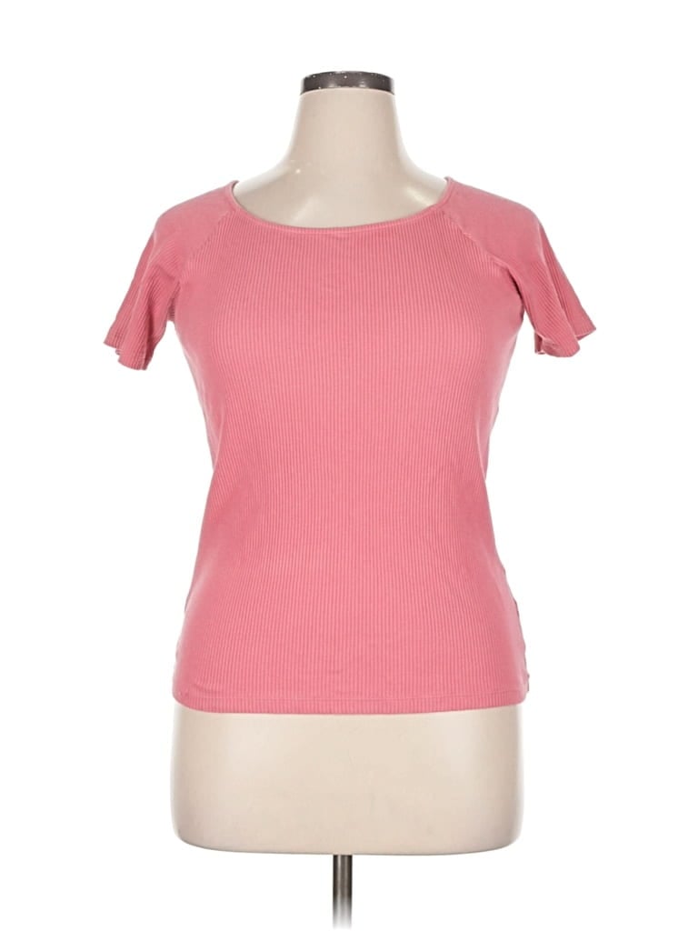 Pre-owned Uniqlo Short Sleeve T-shirt In Pink