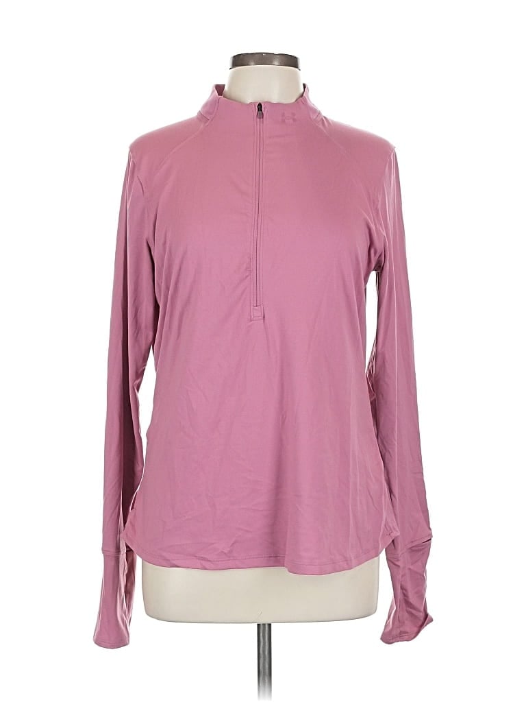 Pre-owned Under Armour Long Sleeve Turtleneck In Pink