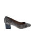 Talbots Animal Print Gray Tan Heels Size 8 1/2 - photo 1