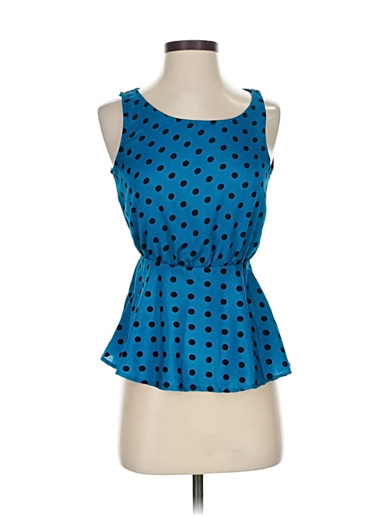 Pre-owned Eyeshadow Sleeveless Blouse In Black