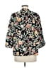 Caffé Marrakesh Floral Black 3/4 Sleeve Blouse Size M - photo 2