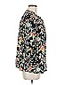 Caffé Marrakesh Floral Black 3/4 Sleeve Blouse Size M - photo 4