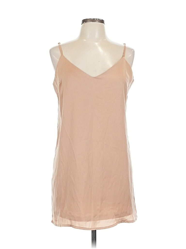 Pre-owned Blue Blush Casual Dress In Brown