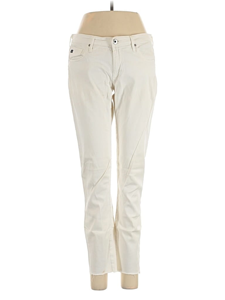 Pre-owned Adriano Goldschmied Jeans In White