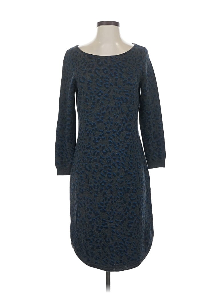 Pre-owned Ann Taylor Loft Casual Dress In Blue
