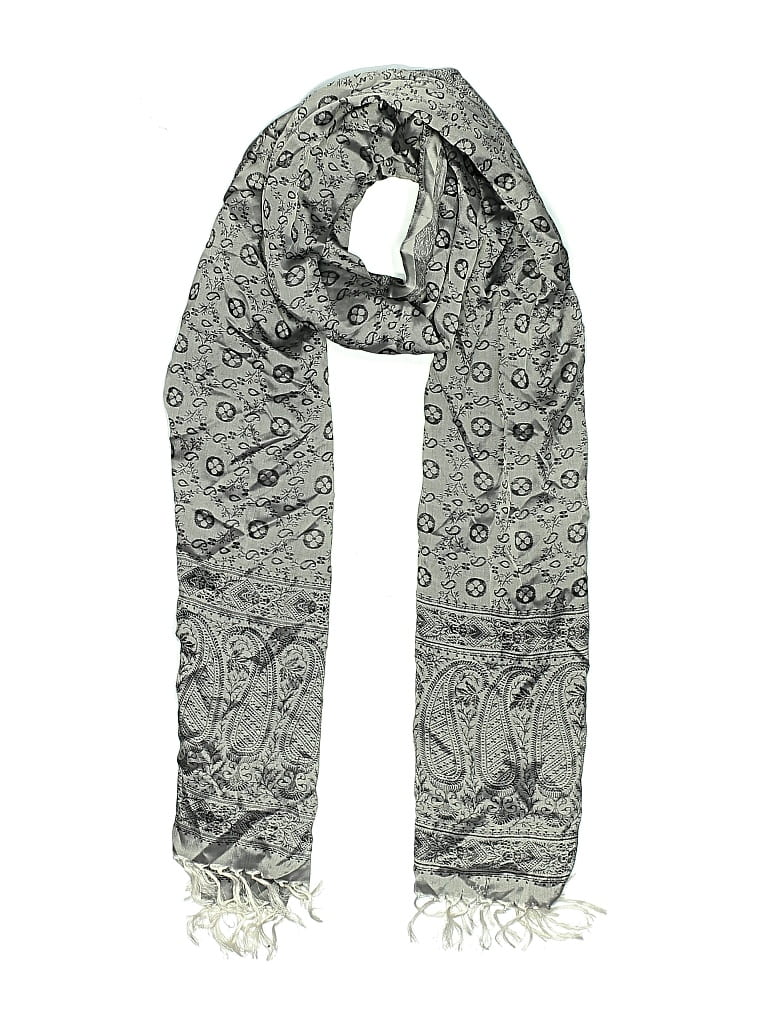 Pre-owned Unbranded Scarf In Gray