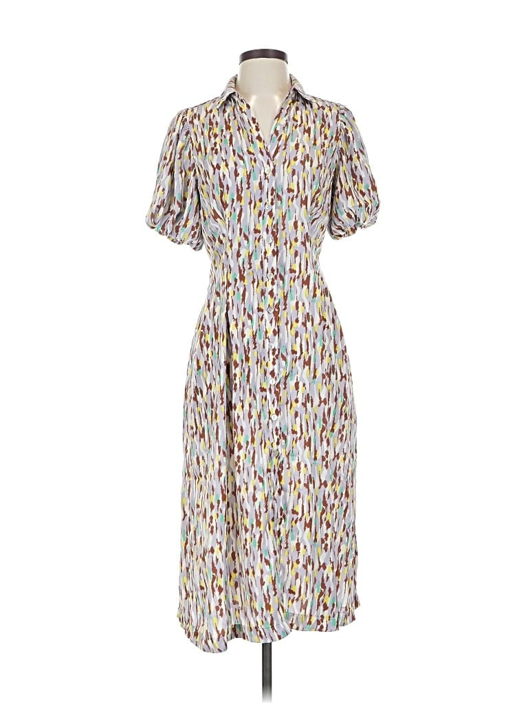 Pre-owned Melloday Casual Dress In White