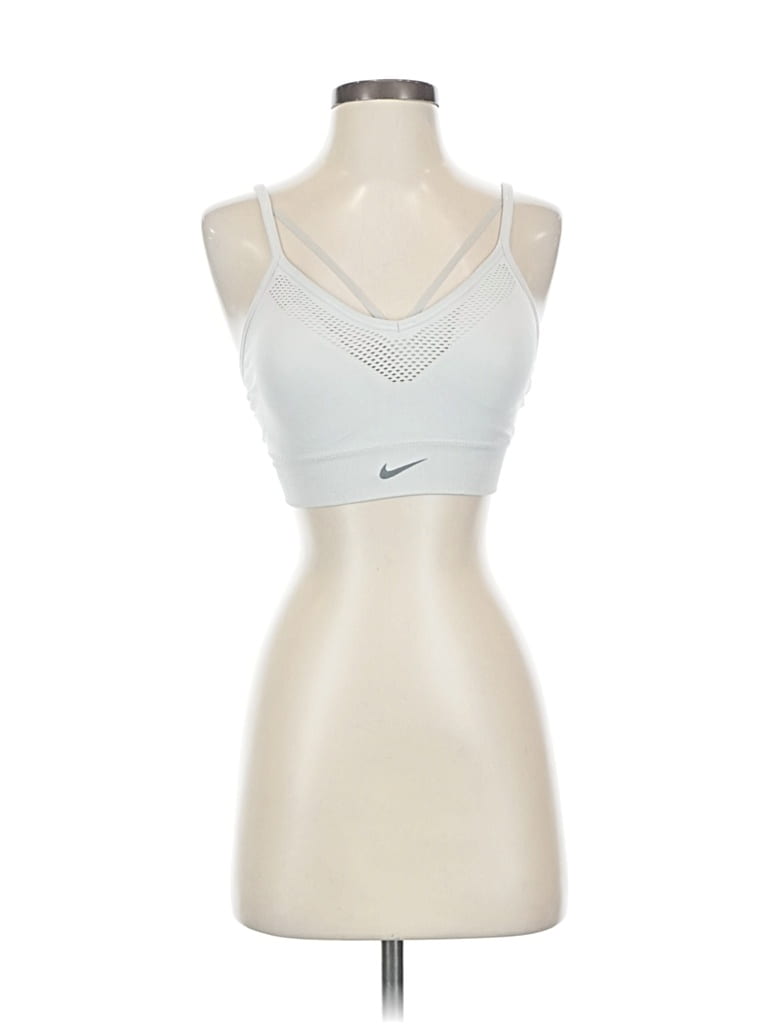 Pre-owned Nike Sports Bra In White