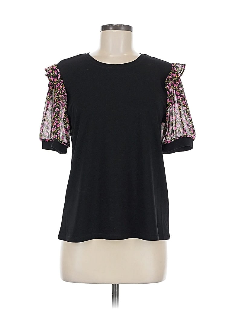 Pre-owned Cece Short Sleeve T-shirt In Black