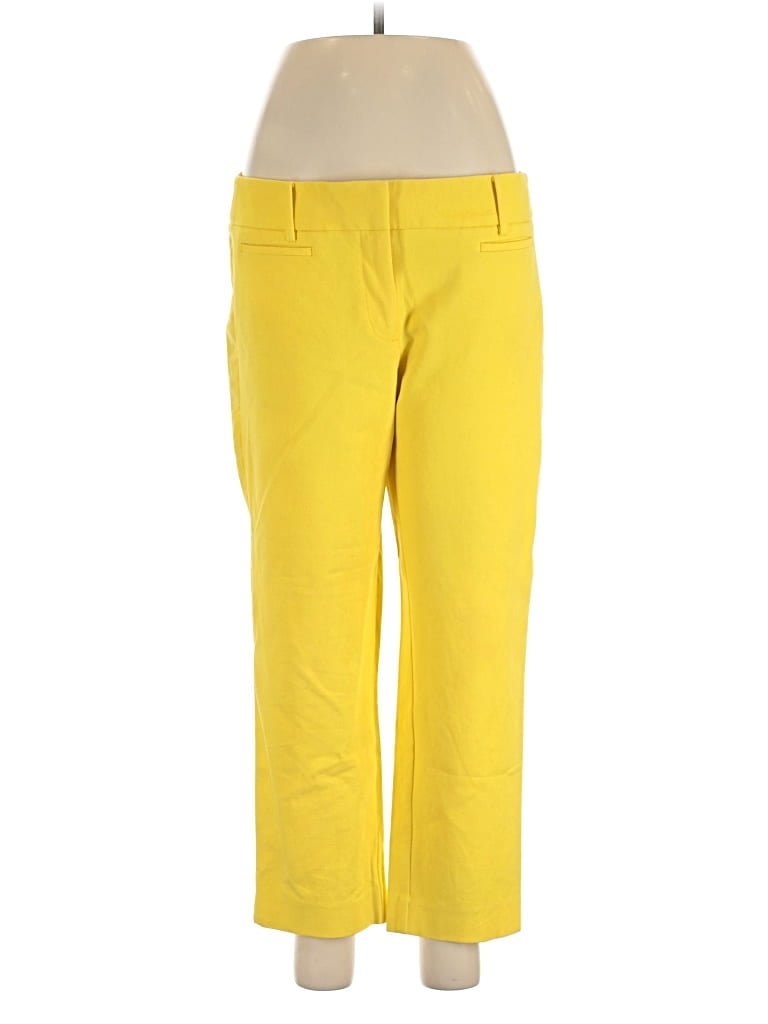 Pre-owned Ann Taylor Loft Casual Pants In Yellow