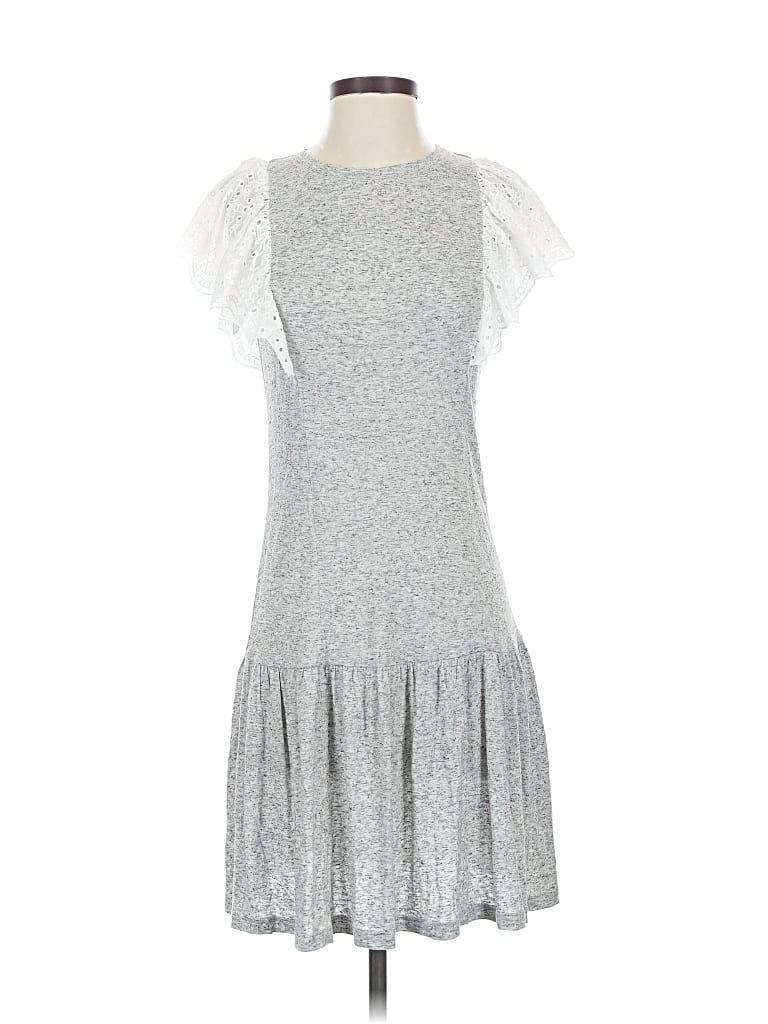 Pre-owned Rebecca Taylor Cocktail Dress In Silver