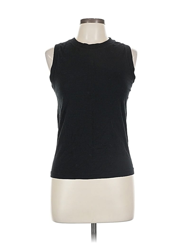 Pre-owned Athleta Sleeveless T-shirt In Black